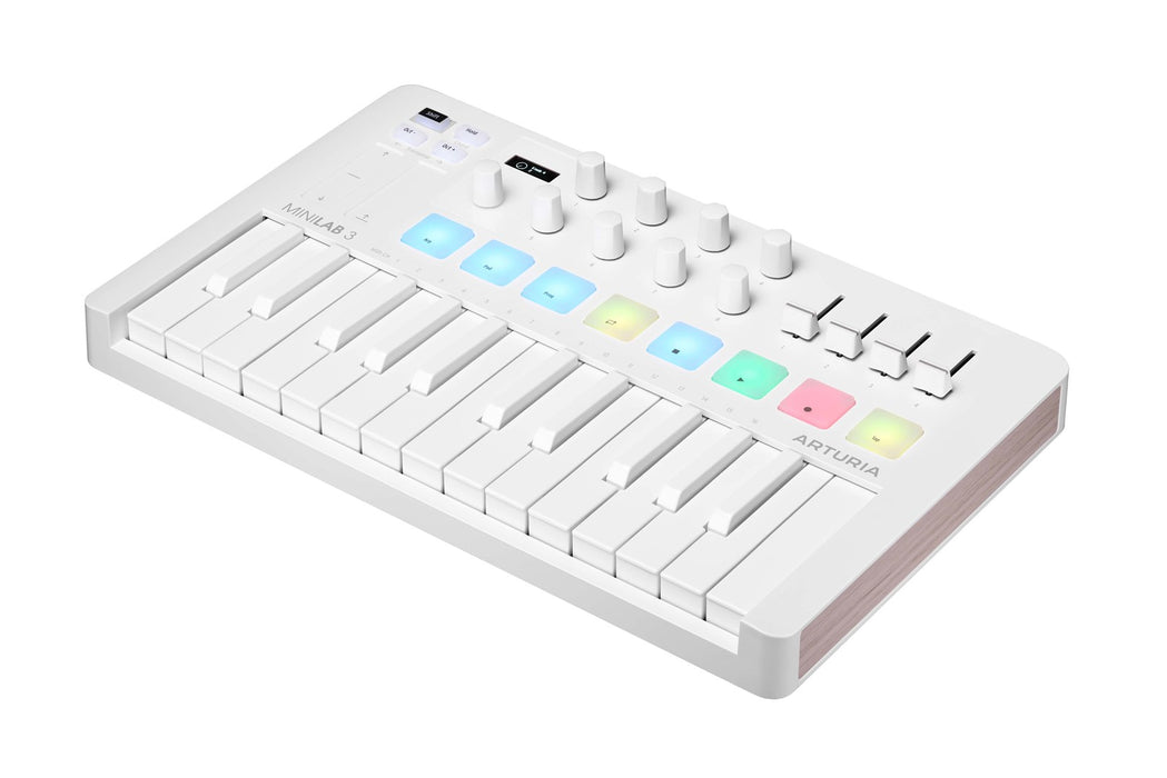 Arturia MiniLab 3 - MIDI control keyboard, white