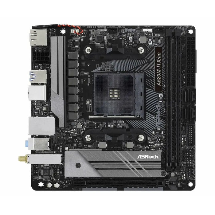 ASROCK A520M-ITX/AC AM4 2xDDR4 1 x PCIe 3.0 x16 DisplayPort HDMI mITX MB - Дънни платки AMD<<<Дънни