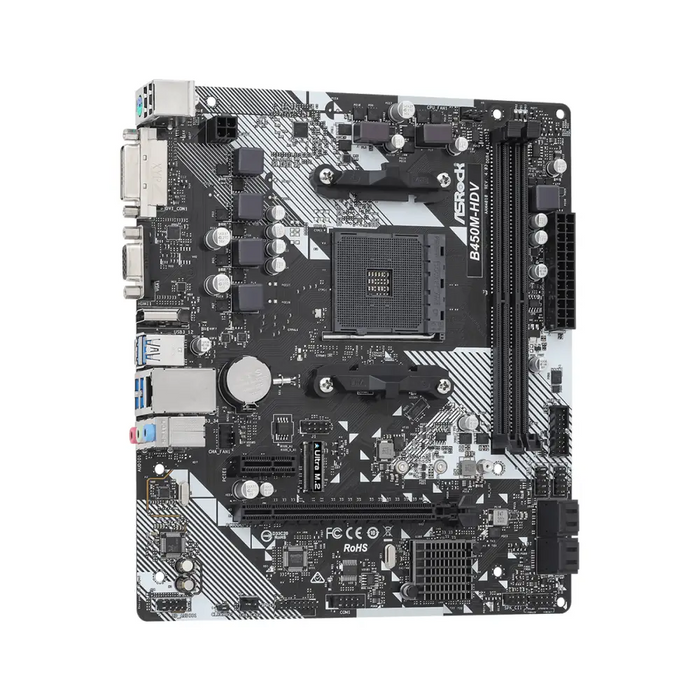 ASROCK B450M-HDV R4.0 motherboard - Дънни платки AMD<<<Дънни платки<<<Компоненти<<<ALSO&&&Дънни платки<<<Компютърни