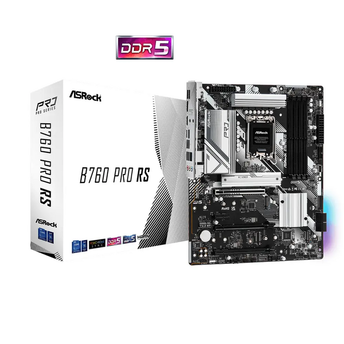 ASRock B760 Pro RS DDR5 motherboard - Дънни платки<<<Компютърни компоненти<<<ValiAPI&&&Дънни