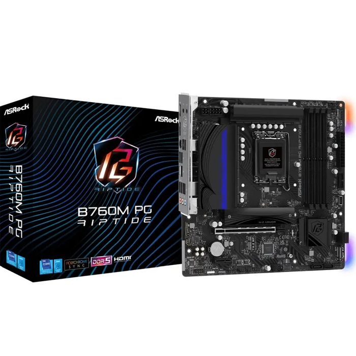 Asrock B760M PG Riptide Intel B760 LGA 1700 micro ATX
