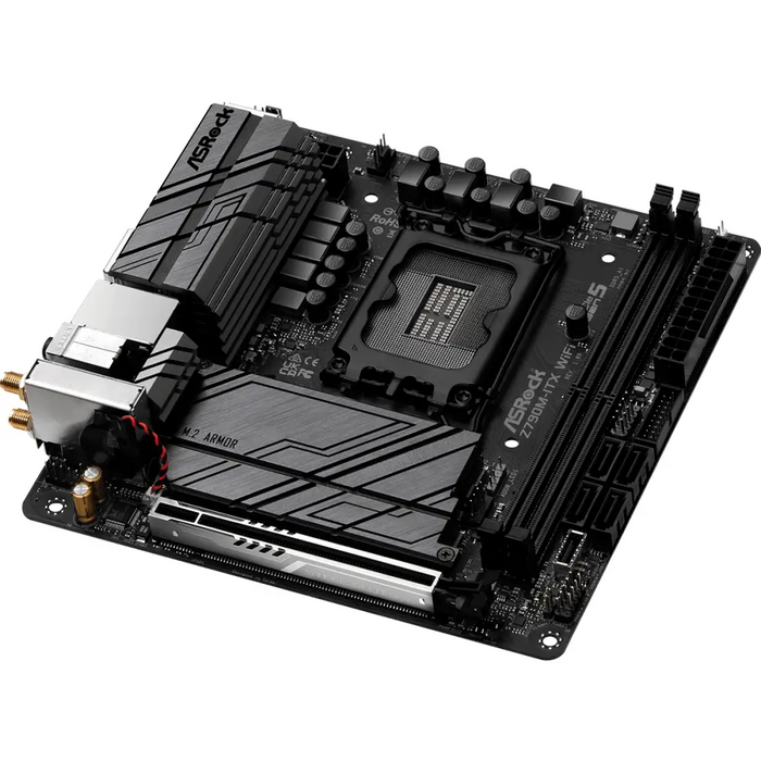ASROCK Z790M ITX WIFI Socket 1700 mITX DDR5 1xHDI 1xDP - Гейминг дънни платки<<<Гейминг