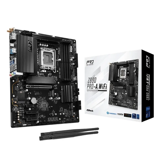 Asrock Z890 Pro-A Wi-Fi - Дънни платки<<<ASROCK компоненти за компютри<<<ASROCK<<<PolyComp&&&Дънни платки<<<Компютър