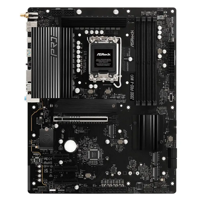 Asrock Z890 Pro-A Wi-Fi - Дънни платки<<<ASROCK компоненти за компютри<<<ASROCK<<<PolyComp&&&Дънни платки<<<Компютър