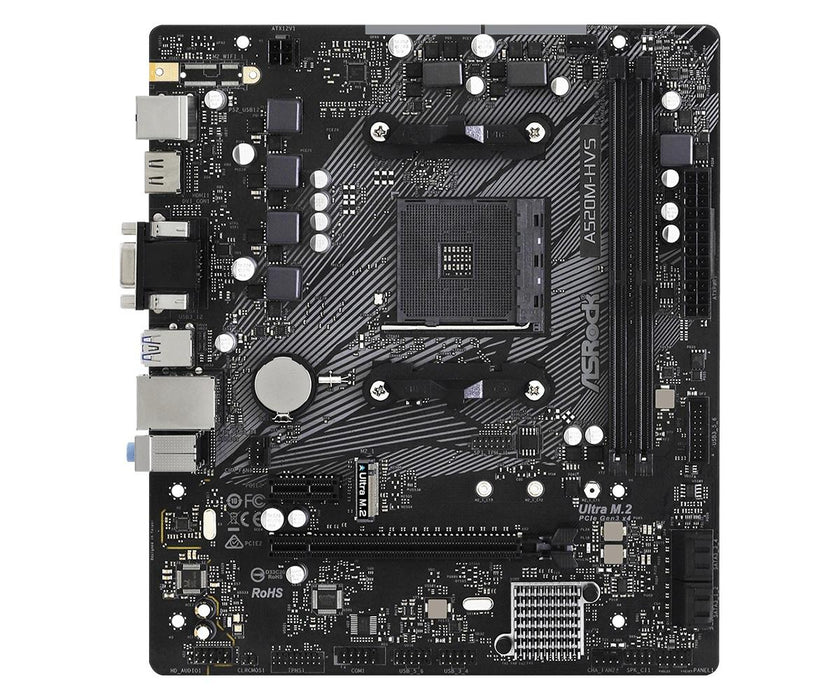Motherboard ASRock A520M-HVS, Socket AM4, mATX