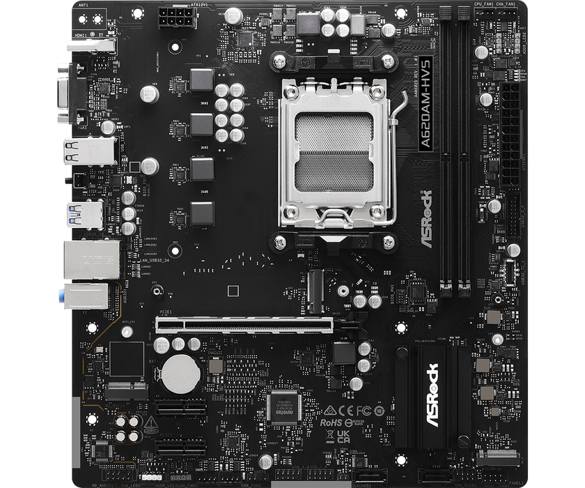 ASRock A620AM-HVS DDR5 Socket AM5 Motherboard