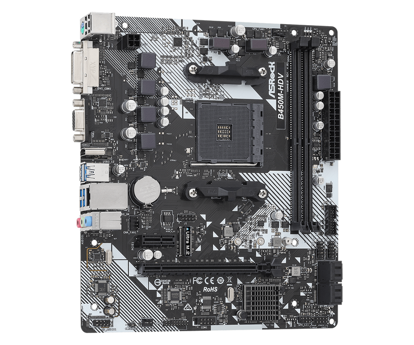 ASROCK B450M-HDV R4.0 motherboard