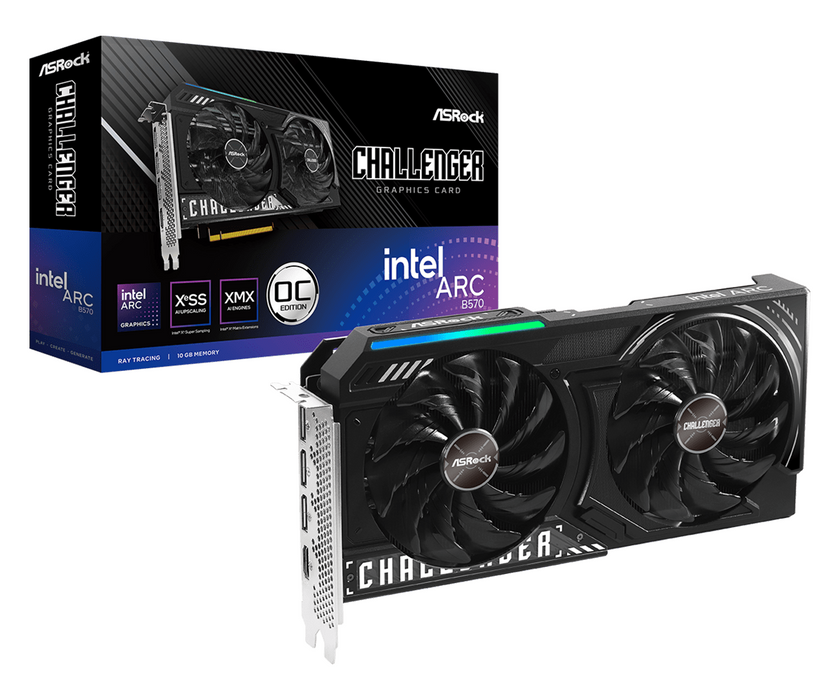 Video card ASRock Intel ARC B570 Challenger 10GB OC