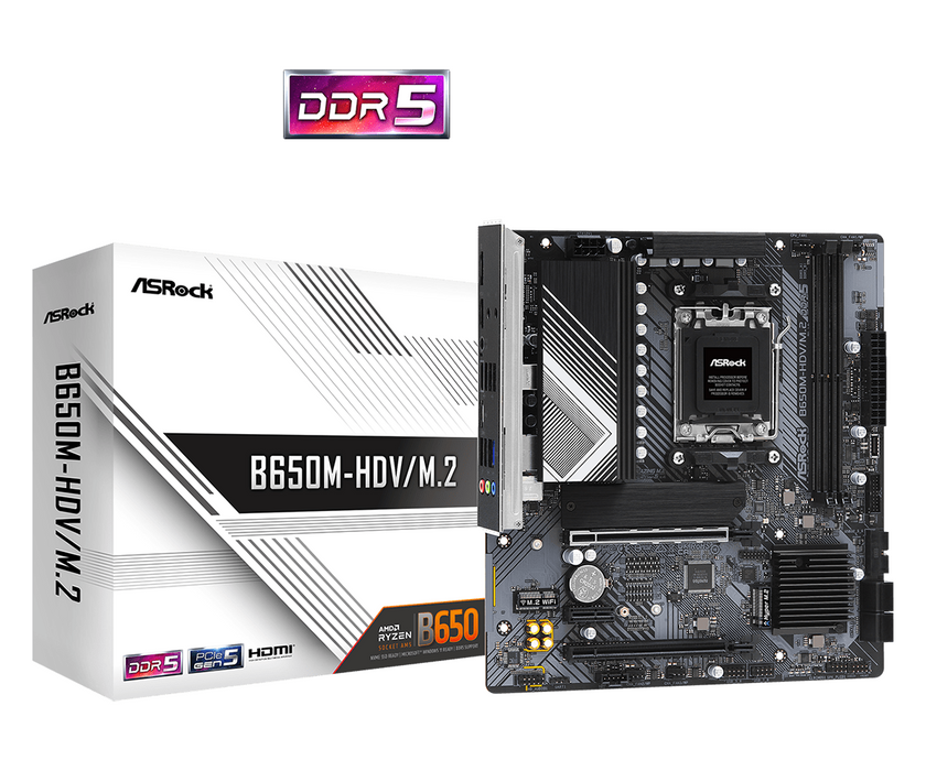 Motherboard ASRock B650M-HDV/M.2, Socket AM5 2xDDR5