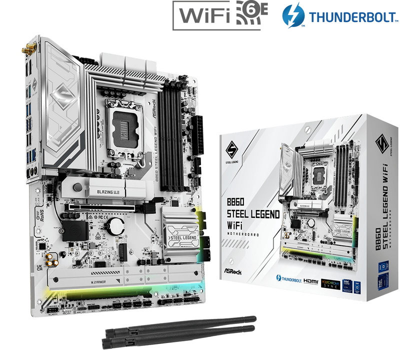 Motherboard ASRock B860 STEEL LEGEND WIFI 6E, LGA 1851