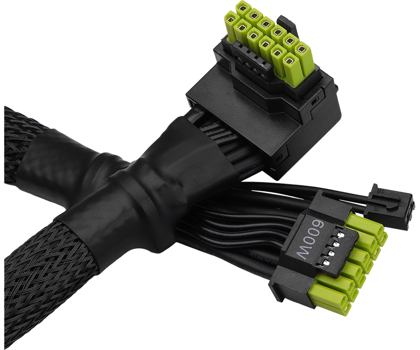Cable ASRock 90° 12V-2x6 600W ATX 3.1 and PCIe 5.1