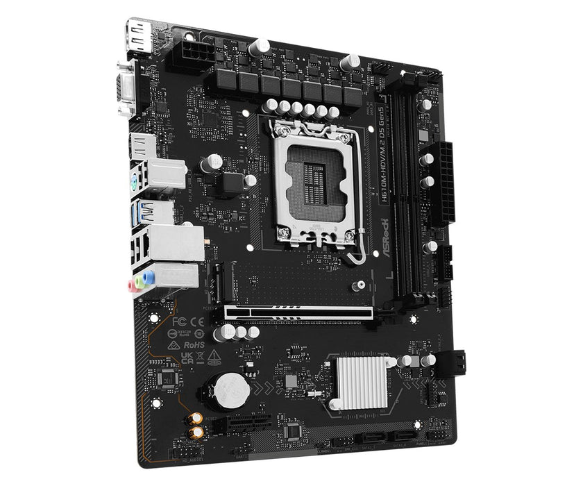 Asrock H610M-HDV/M.2 D5 GEN5 motherboard