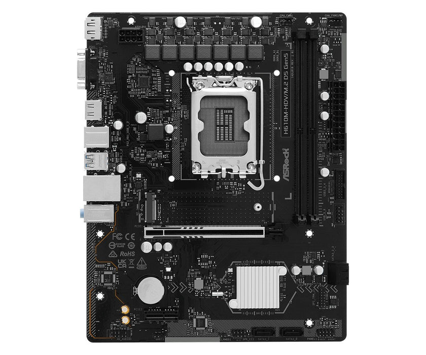 Asrock H610M-HDV/M.2 D5 GEN5 motherboard