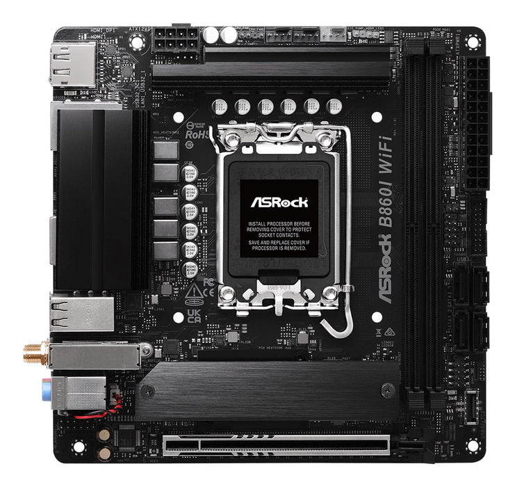 ASROCK B860I WiFi LGA1851 DDR5 mini ITX MB