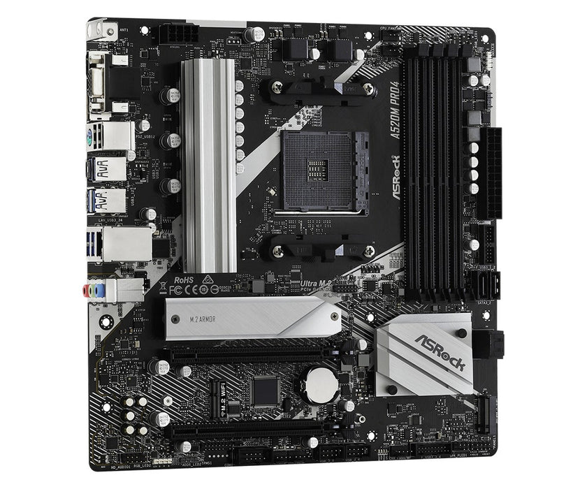 Asrock A520M Pro4 Socket AM4 micro  ATX