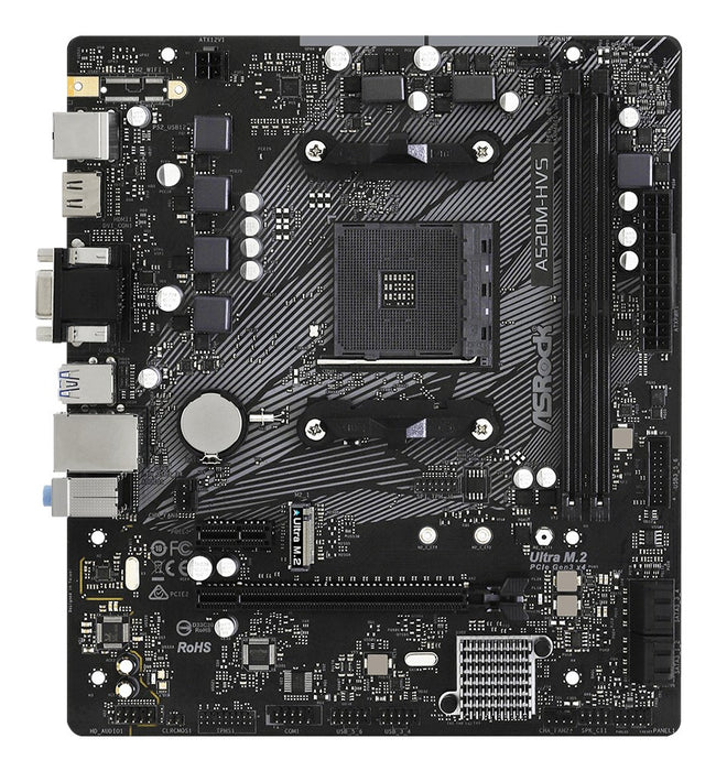 Motherboard ASRock A520M-HVS, Socket AM4, mATX