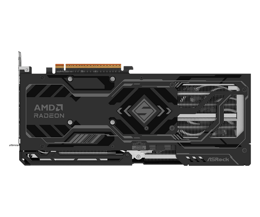 Video card ASRock Radeon RX 9070 GRE Steel Legend Dark 12GB OC GDDR6