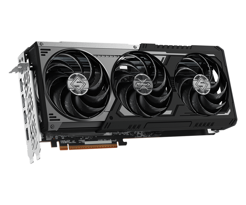 Video card ASRock Radeon RX 9070 GRE Steel Legend Dark 12GB OC GDDR6