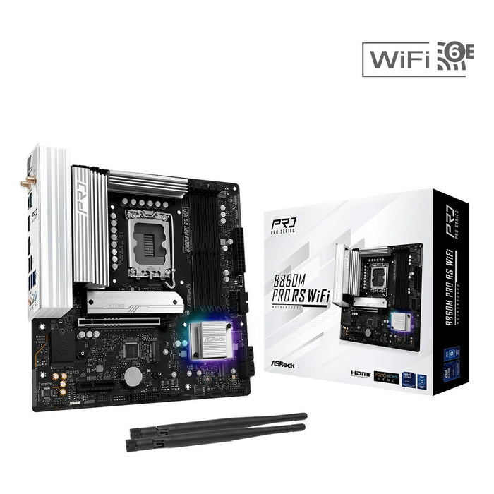 Motherboard ASRock B860M Pro RS WiFi Intel B860 LGA 1851