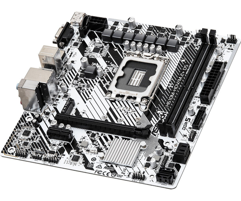 ASRock H610M-HDV/M.2+ D5 LGA1700 motherboard