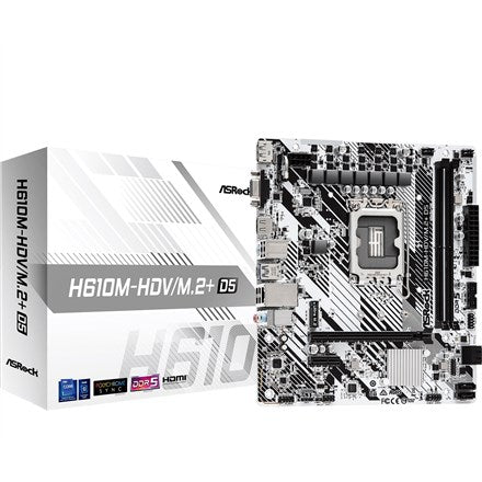 ASRock H610M-HDV/M.2+ D5 LGA1700 motherboard