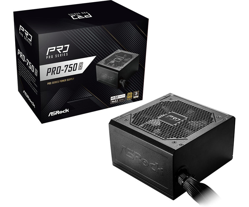 Asrock PRO-750G power supply unit 750 W 24-pin ATX ATX Black
