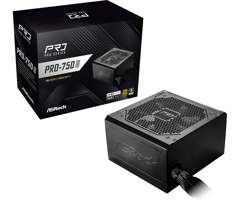 Asrock PRO-750G power supply unit 750 W 24-pin ATX ATX Black