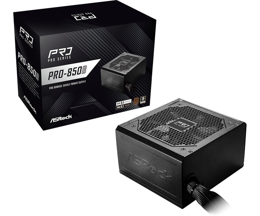 Asrock PRO-850B power supply unit 850 W 24-pin ATX ATX Black