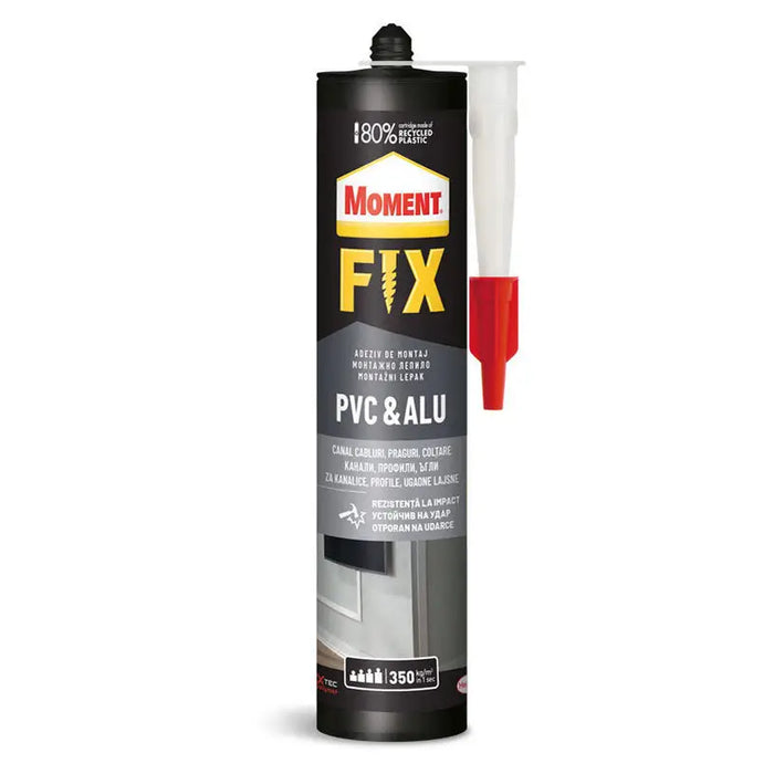ASSEMBLY ADHESIVE MOMENT FIX PVC & ALU - Полимерни и монтажни лепила<<<Уплътнители и фуги<<<Строителни