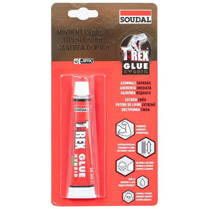 ASSEMBLY ADHESIVE T-REX 25ML SOUDAL - Лепила<<<Лепила и ленти<<<Бои и лакове<<<Praktiker&&&Лепила<<<Лепила и
