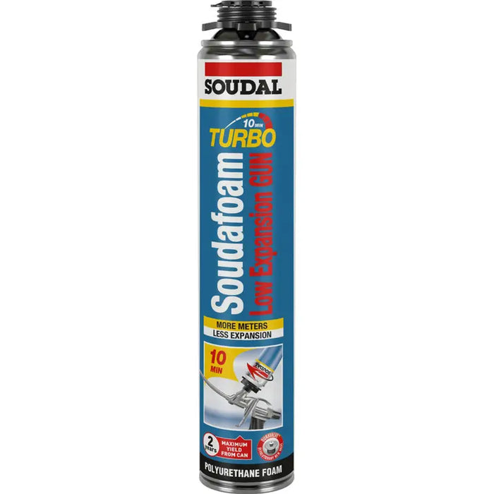 ASSEMBLY FOAM SOUDAL TURBO LOW INFLATION - Монтажна пяна<<<Уплътнители и фуги<<<Строителни материали<<<Praktiker