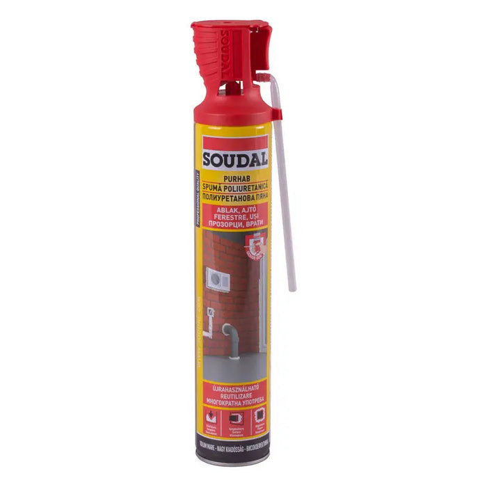 ASSEMBLY PU FOAM SOUDAL - Монтажна пяна<<<Уплътнители и фуги<<<Строителни материали<<<Praktiker&&&Полиуретанова