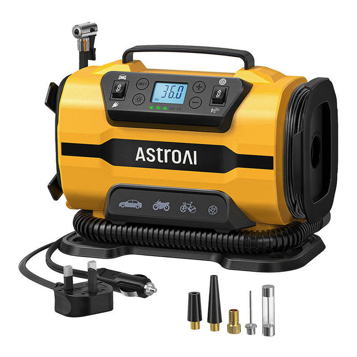 AstroAI ATJ-8366 150 PSI 12V DC/110V AC Portable Wheel Compressor - Mini compressors<<<Car accessories<<<InnproXML