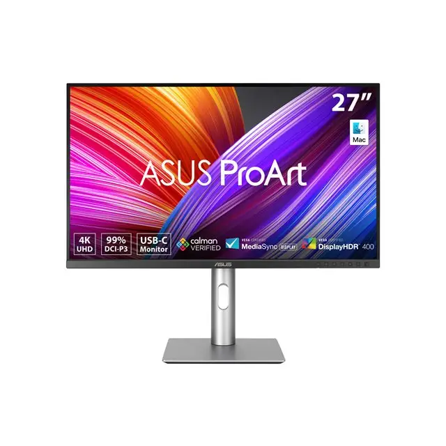 ASUS ProArt PA279CRV 27inch 4K UHD Monitor 16:9 IPS 3840x2160 ergonomic DisplayHDR 400 96W Speaker USB-C USB-Hub DP