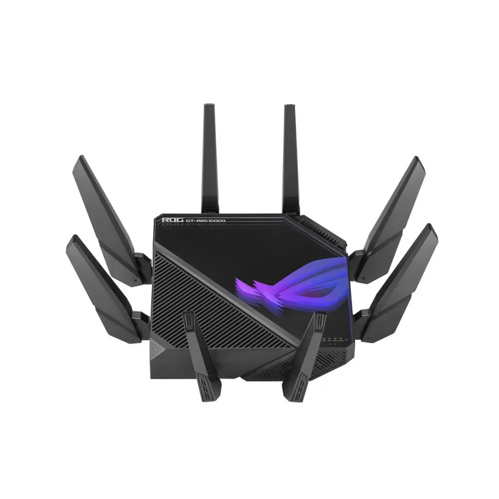 ASUS ROG Rapture GT-AXE16000 wireless router 10 Gigabit Ethernet Tri-band (2.4 GHz / 5 GHz / 6 GHz) Black