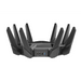 ASUS ROG Rapture GT-AXE16000 wireless router 10 Gigabit Ethernet Tri-band (2.4 GHz / 5 GHz / 6 GHz) Black