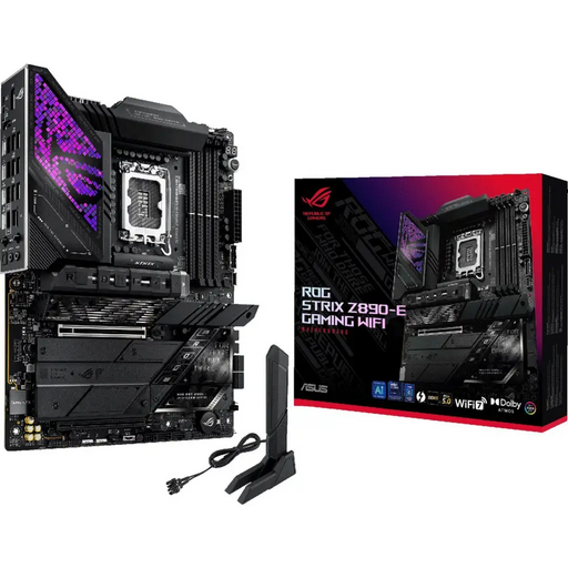 ASUS ROG STRIX Z890-E GAMING WIFI LGA1851 DDR5 ATX MB - Дънни платки INTEL<<<Дънни платки<<<Компоненти<<<ALSO&&&Гейминг