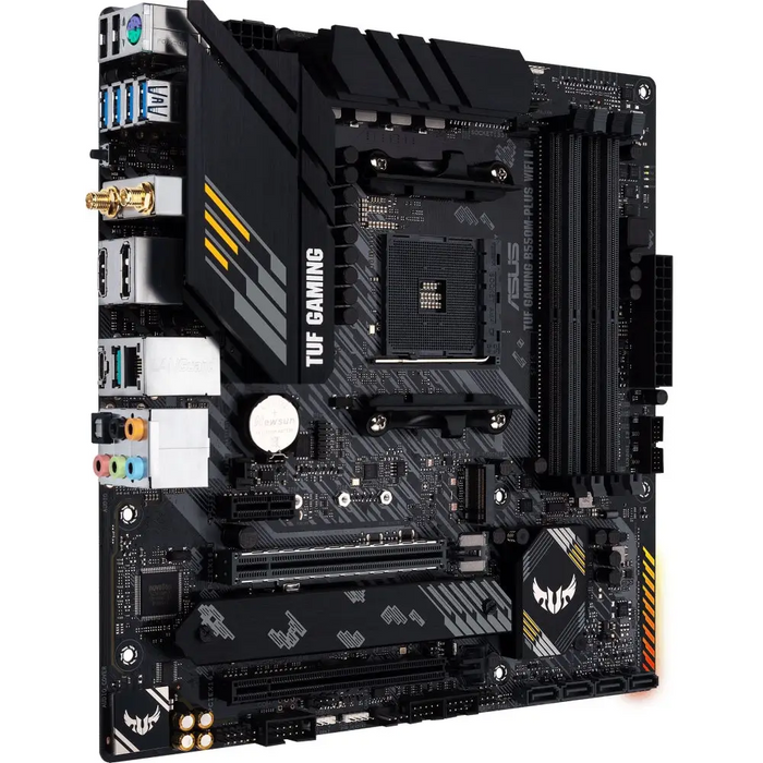 Asus TUF Gaming B550M Plus Wi-Fi II - Дънни платки<<<ASUS компоненти за компютри<<<ASUS<<<PolyComp&&&Компютър Мрежи и