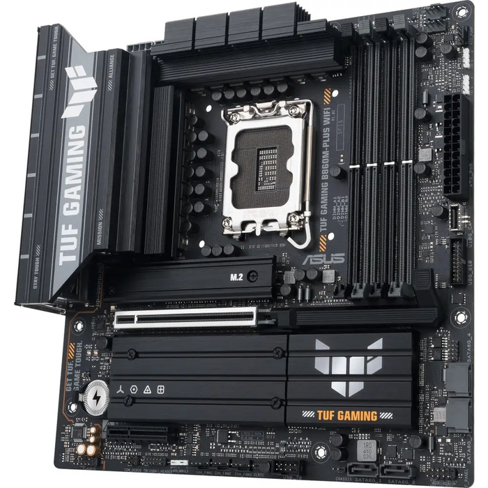 Asus TUF Gaming B860M Plus Wi-Fi - Дънни платки<<<ASUS компоненти за компютри<<<ASUS<<<PolyComp&&&Компютър Мрежи и