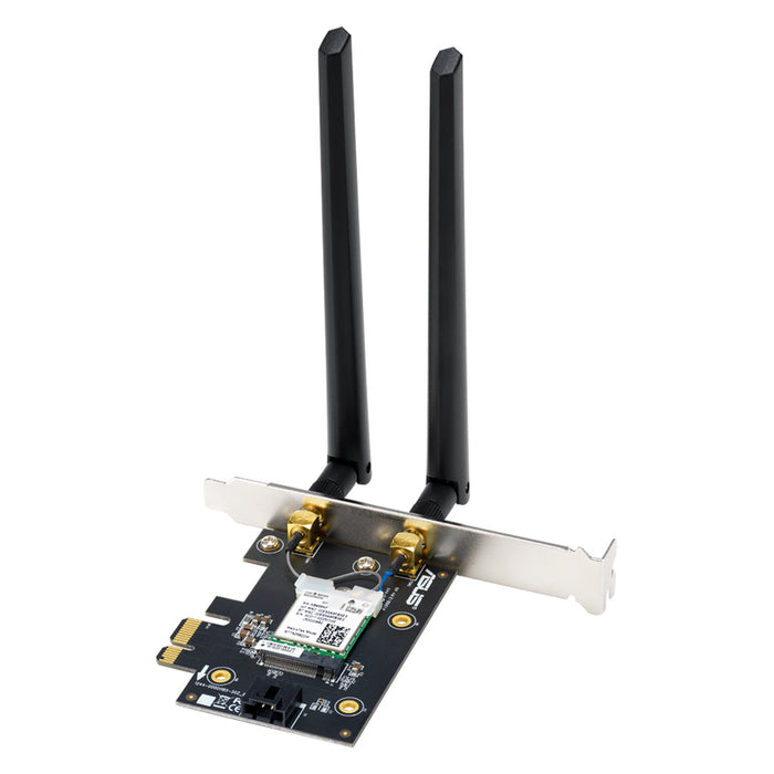 Wireless adapter ASUS PCE-BE6500 WiFi 7 PCI-e two external antennas and Bluetooth 5.4