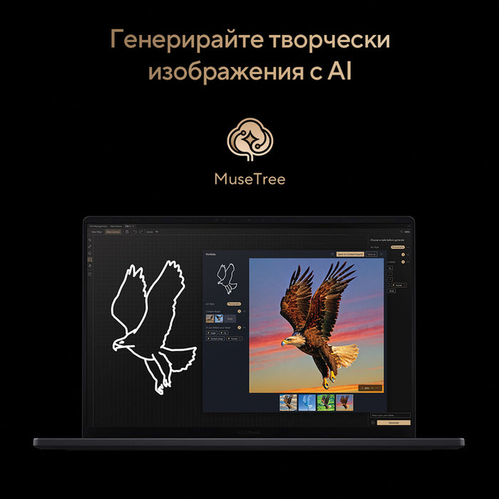 Laptop ASUS OLED ProArt P16 H7606WP-RJ162X 16.0 ", AMD RYZEN AI 9 HX 370, RAM 64 GB, SSD 2000 GB, NVIDIA GEFORCE RTX5070, 8 GB GDDR7, WINDOWS 11 PRO, NANO BLACK