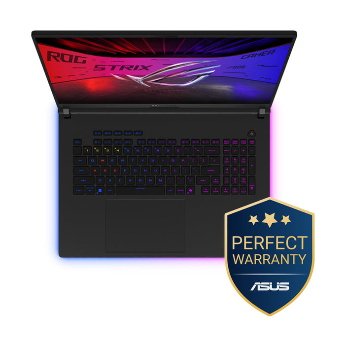 Laptop ASUS ROG G635LW-RW007W 16.0 ", INTEL CORE ULTRA 9 275HX, RAM 64 GB, SSD 2000 GB, NVIDIA GEFORCE RTX5080, 16 GB GDDR7, WINDOWS 11, OFF BLACK