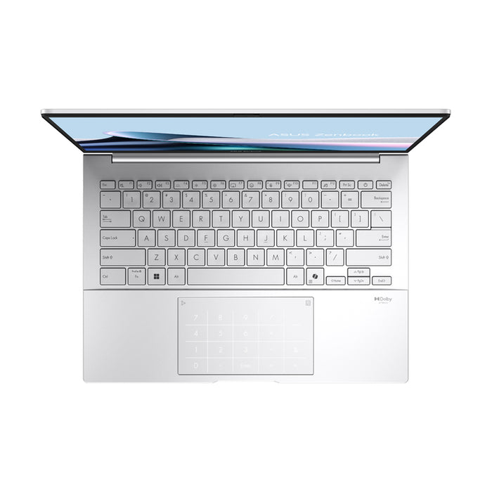 ASUS Zenbook 14 UX3405CA-QL729W 14.0 ", INTEL CORE ULTRA 7 255H, RAM 16 GB, SSD 1000 GB, INTEL ARC GRAPHICS, WINDOWS 11, FOGGY SILVER