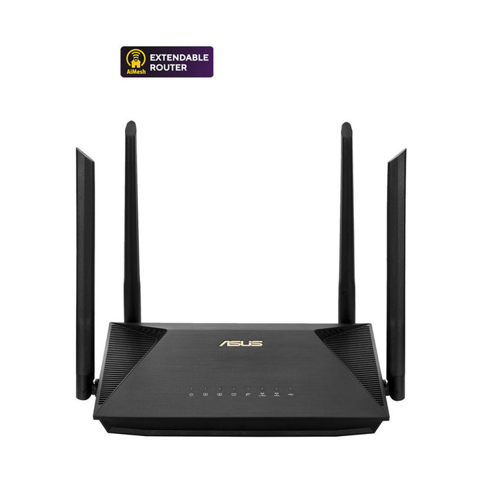 Router Asus RT-AX53U Black Wi-Fi USB USB 2.0 RJ45 Ethernet LAN