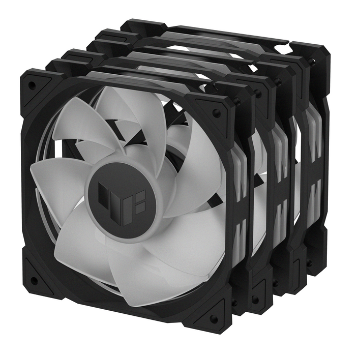 Fan Set 3 in 1 ASUS TUF GAMING TR120 ARGB Reverse Black