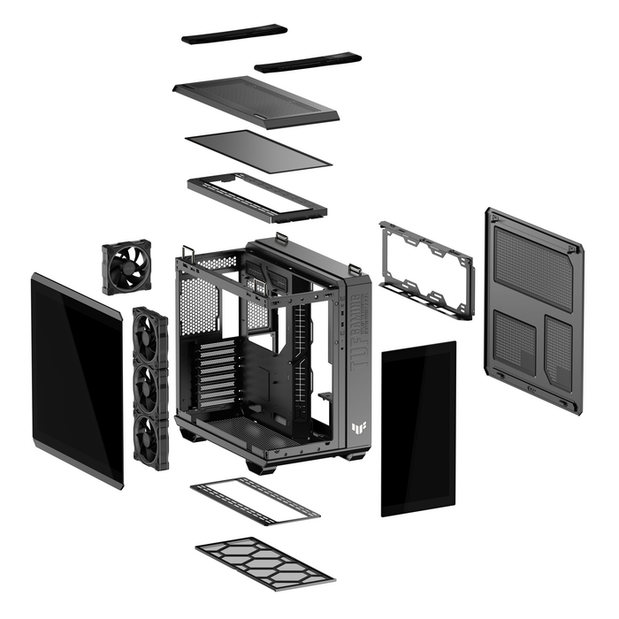 Box ASUS TUF Gaming GT502 Horizon ARGB Black Edition
