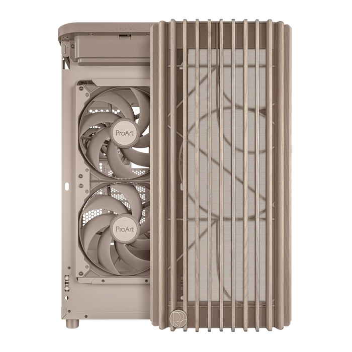 Box ASUS ProArt PA401 Wood Edition Beige - Mesh Panel