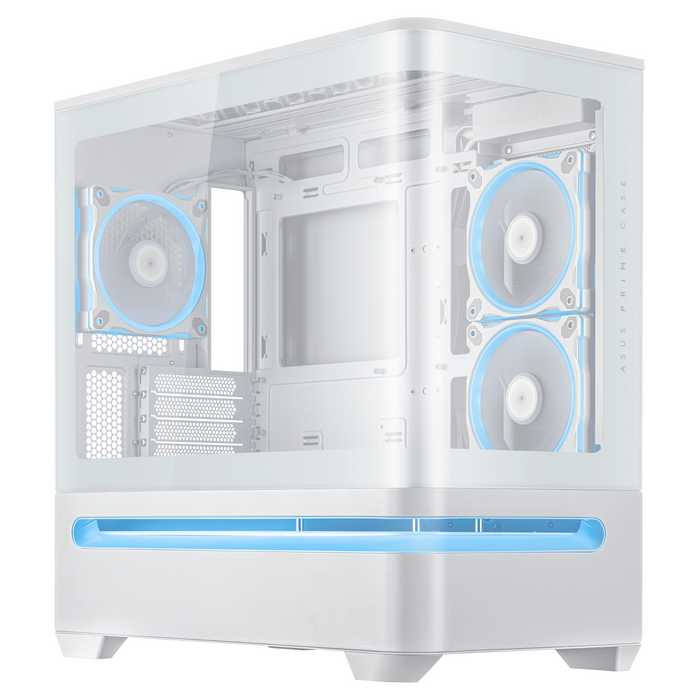 Box ASUS Prime AP202 ARGB mATX + 3 ARGB Fans - White