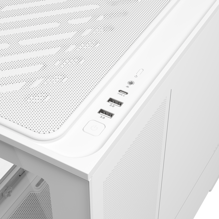 Box ASUS Prime AP202 ARGB mATX + 3 ARGB Fans - White