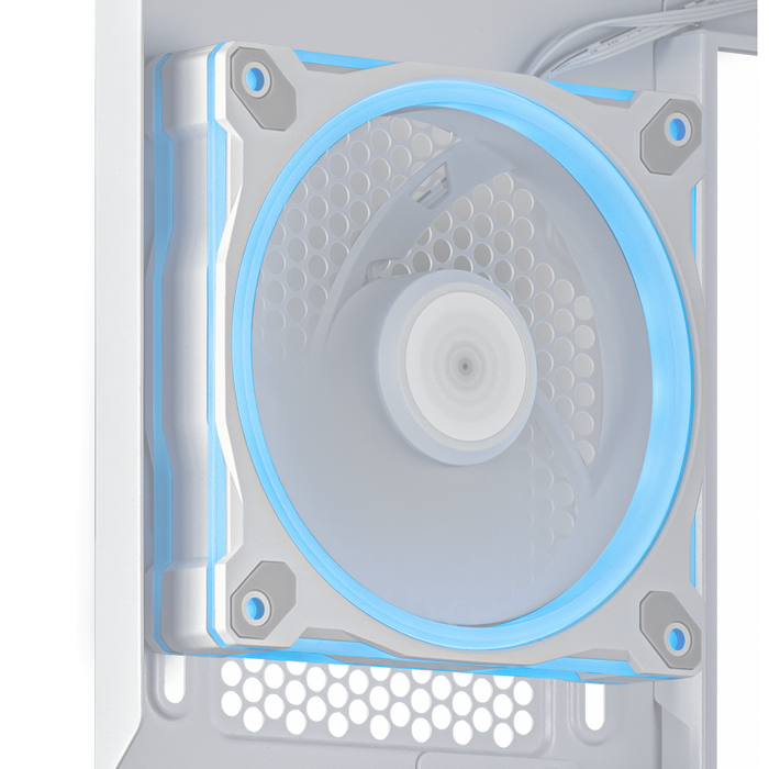 Box ASUS Prime AP202 ARGB mATX + 3 ARGB Fans - White